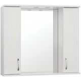 Зеркало-шкаф Style Line Панда 90x83 ЛС-00000133 со светильником