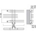 Полотенцесушитель водяной Terminus Диана П7 2-3-2 100x560