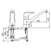 Смеситель Oras Safira 1035FJ-01 для кухни c клапаном для посудомоечной машины